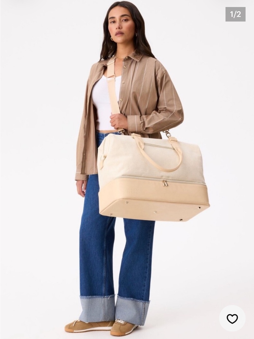 Anthropologie x BÉIS “The Weekender” Canvas Bag